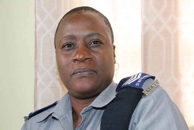 Sergeant Marva Chiverton, Head of the Traffic Division in Nevis (file photo)